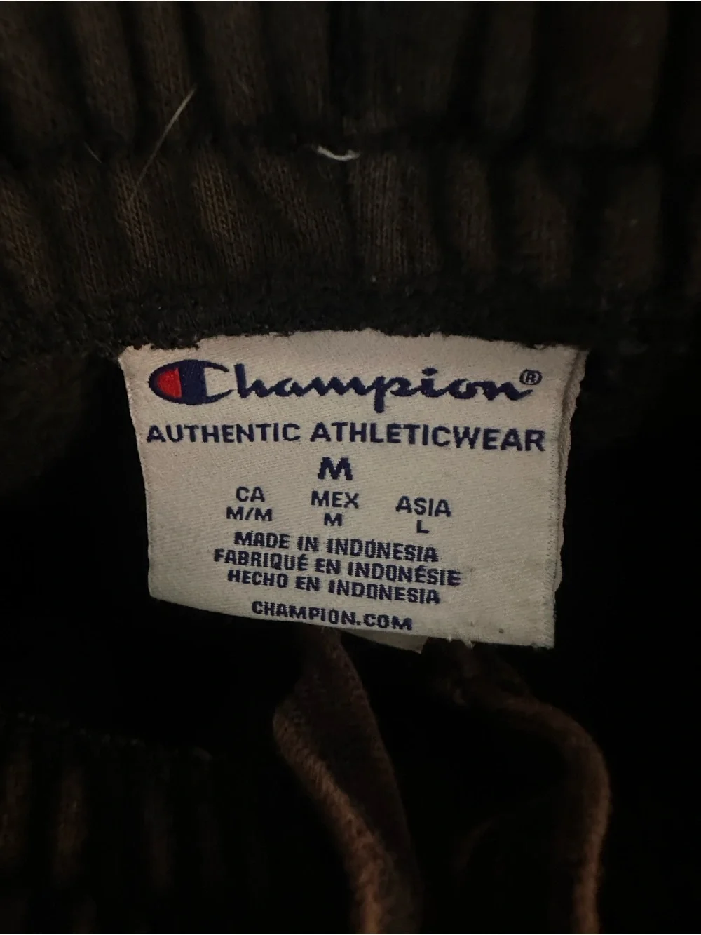 Champion Men’s Charcoal Logo Fleece Joggers